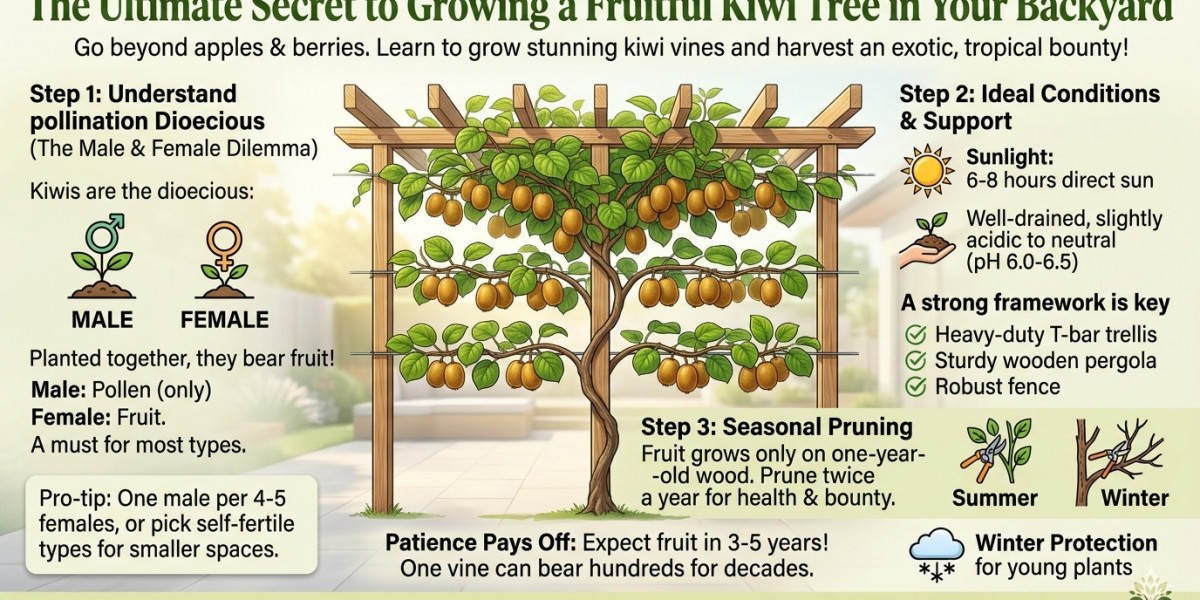 The Ultimate Secret to Growing a Fruitful Kiwi Tree in Your Backyard